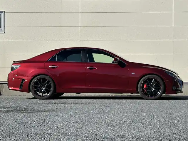 トヨタ マークＸ 250G Sパッケージ G’s 茨城県 2014(平26)年 3.5万km ダークレッドマイカメタリック 純正メモリナビ/　（AM/FM/AUX/CD/Bluetooth/フルセグ）/バックカメラ/クルーズコントロール/ETC/HIDヘッドライト/ハーフレザーシート/純正アルミホイール/純正フロアマット/パワーステアリング/オートライト/W＋カーテンエアバック