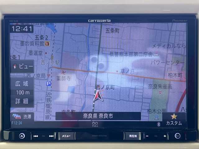 スズキ ラパン X 奈良県 2015(平27)年 6.8万km フォーンベージュメタリック/ホワイト2トーンルーフ 社外8インチナビ/フルセグTV/Bluetoothオーディオ/DVD再生/バックカメラ/衝突軽減ブレーキ/横滑り防止/デジタルインナーミラー型前後ドラレコ/エネチャージ/スマートキー/プッシュスタート/純正キセノンヘッドライト/運転席シートヒーター/ETC/アイドリングストップ/ウインカーミラー