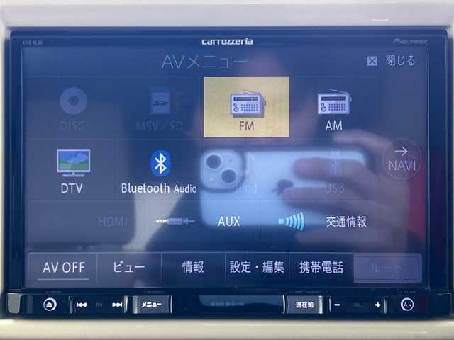 スズキ ラパン X 奈良県 2015(平27)年 6.8万km フォーンベージュメタリック/ホワイト2トーンルーフ 社外8インチナビ/フルセグTV/Bluetoothオーディオ/DVD再生/バックカメラ/衝突軽減ブレーキ/横滑り防止/デジタルインナーミラー型前後ドラレコ/エネチャージ/スマートキー/プッシュスタート/純正キセノンヘッドライト/運転席シートヒーター/ETC/アイドリングストップ/ウインカーミラー