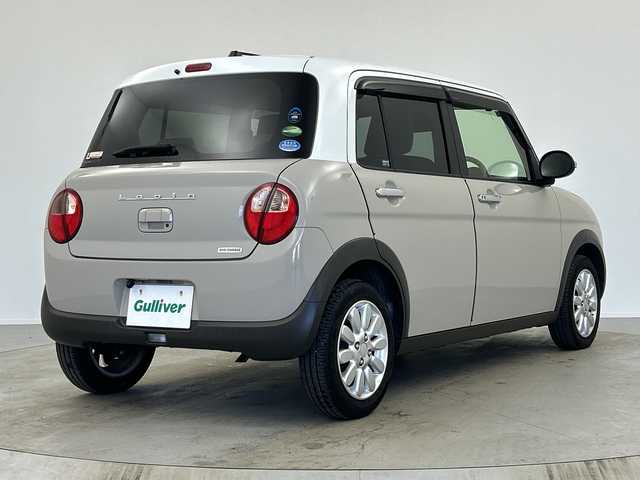 スズキ ラパン X 奈良県 2015(平27)年 6.8万km フォーンベージュメタリック/ホワイト2トーンルーフ 社外8インチナビ/フルセグTV/Bluetoothオーディオ/DVD再生/バックカメラ/衝突軽減ブレーキ/横滑り防止/デジタルインナーミラー型前後ドラレコ/エネチャージ/スマートキー/プッシュスタート/純正キセノンヘッドライト/運転席シートヒーター/ETC/アイドリングストップ/ウインカーミラー