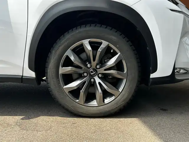 レクサス ＮＸ 300h Fスポーツ 富山県 2015(平27)年 7.9万km ホワイトノーヴァガラスフレーク 純正ナビ（TV/CD/DVD/BT/AMFM/USB/AUX)/パワーバックバックドア/前席パワーシート/ハンドルヒーター/クルーズコントロール（追従あり）/ETC/プッシュスタート/スマートキー（スペア1本）/純正18インチホイール/前席シートヒーター/サンルーフ/純正フロアマット/衝突軽減ブレーキ/横滑り防止