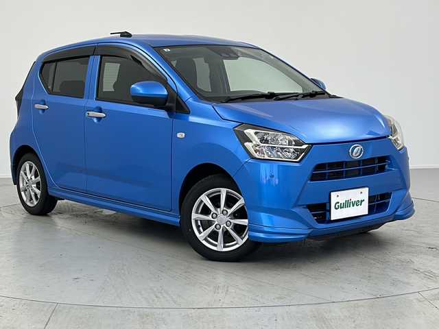 ダイハツ ミラ イース G SAⅢ 愛知県 2017(平29)年 1.9万km スプラッシュブルーM ガソリン/2WD(FF)/CVT/8インチ社外ナビ【AVIC-RW900】/(FM/AM/CD/DVD/フルセグ/Bluetooth)/バックカメラ/スマートアシスト３/・踏み間違い防止アシスト	/・プリクラッシュブレーキアシスト	/・レーンキープアシスト	/・コーナーセンサー/運転席・助手席シートヒーター/電動格納ミラー/アイドリングストップ/オートライト/LEDヘッドライト/ヘッドライトレベリング/フルオートエアコン/プッシュスタート/スマートキー