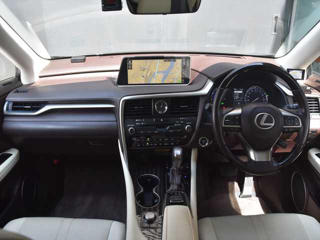 レクサス ＲＸ 450h バージョンL 和歌山県 2019(平31)年 5.4万km 黒 パノラマSR /ベージュレザー /HUD /360度カメラ /オートテールゲート /レーダークルーズコントロール /プリクラッシュセーフティ/BSM /LKA/ベンチレーション /シートヒーター /純ナビ /TV/3眼LED/ドラレコ /純20incAW /ETC