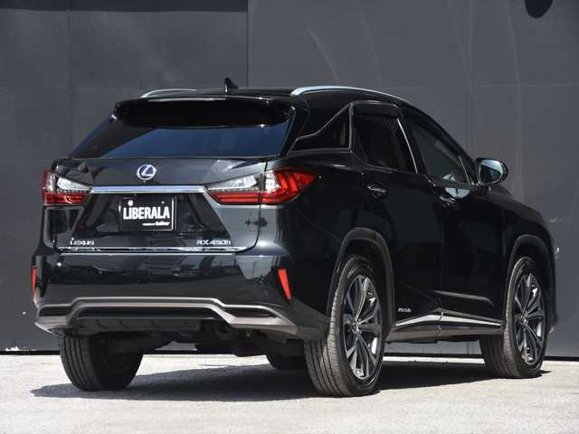 レクサス ＲＸ 450h バージョンL 和歌山県 2019(平31)年 5.4万km 黒 パノラマSR /ベージュレザー /HUD /360度カメラ /オートテールゲート /レーダークルーズコントロール /プリクラッシュセーフティ/BSM /LKA/ベンチレーション /シートヒーター /純ナビ /TV/3眼LED/ドラレコ /純20incAW /ETC