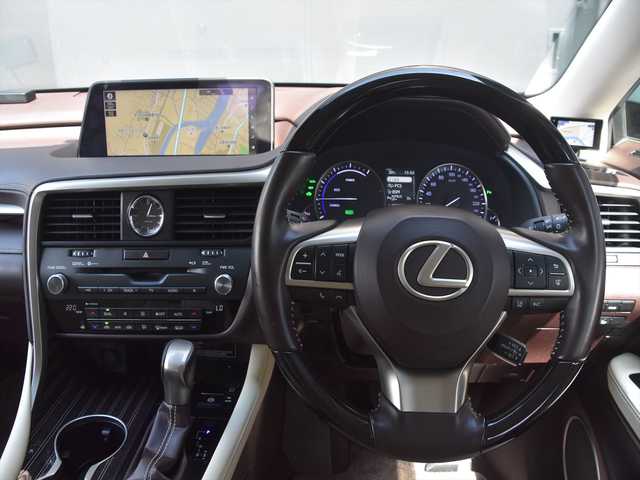 レクサス ＲＸ 450h バージョンL 和歌山県 2019(平31)年 5.4万km 黒 パノラマSR /ベージュレザー /HUD /360度カメラ /オートテールゲート /レーダークルーズコントロール /プリクラッシュセーフティ/BSM /LKA/ベンチレーション /シートヒーター /純ナビ /TV/3眼LED/ドラレコ /純20incAW /ETC