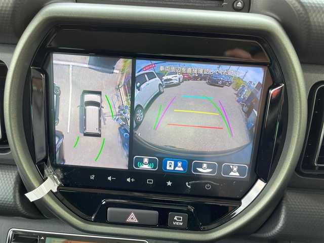 スズキ ハスラー タフワイルド 大阪府 2024(令6)年 0.1万km未満 ブルーイッシュブラックパール3 純正９インチナビ/   フルセグTV/CD/DVD/Bluetooth/USB/全方位モニター/衝突軽減ブレーキ/横滑り防止装置/コーナーセンサー/前席シートヒーター/レーダークルーズコントロール/レーンキープアシスト/アイドリングストップ/オートマチックハイビーム/純正15インチアルミホイール/ルーフレール/純正フロアマット/プッシュスタート/スマートキー/ＬＥＤ/禁煙車