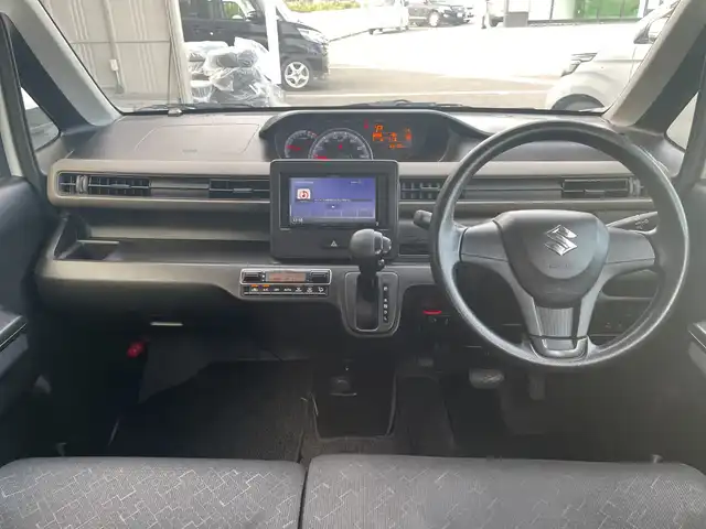 スズキ ワゴンＲ HYBRID FX 和歌山県 2020(令2)年 6.7万km スペリアホワイト 社外７インチナビ/（AM/FM/CD)/衝突軽減ブレーキ/後方コーナーセンサー/レーンキープ/横滑り防止装置/シートヒーター/ETC/アイドリングストップ/ヘッドライトレベライザー/電動格納ミラー/ドアバイザー/ハロゲンヘッドライト