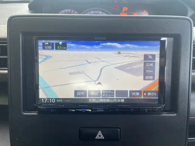 スズキ ワゴンＲ HYBRID FX 和歌山県 2020(令2)年 6.7万km スペリアホワイト 社外７インチナビ/（AM/FM/CD)/衝突軽減ブレーキ/後方コーナーセンサー/レーンキープ/横滑り防止装置/シートヒーター/ETC/アイドリングストップ/ヘッドライトレベライザー/電動格納ミラー/ドアバイザー/ハロゲンヘッドライト