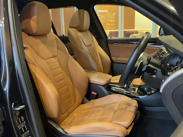 ＢＭＷ Ｘ３ xDrive20d Mスポーツ 宮城県 2019(令1)年 2.9万km ソフィスト・グレー・ブリリアント・エフェクト ハイラインパッケージ/セレクトパッケージ/パノラマサンルーフ/harman/kardonサウンドシステム/ヘッドアップディスプレイ/iDriveナビゲーションシステム/フルセグTV/全方位カメラ/キャメルレザーシート/シートヒーター/メモリ機能付きパワーシート/純正20インチAW/LEDヘッドライト/オートマチックハイビーム/パドルシフト/ステアリングスイッチ/コンフォートアクセス/パワーバックドア