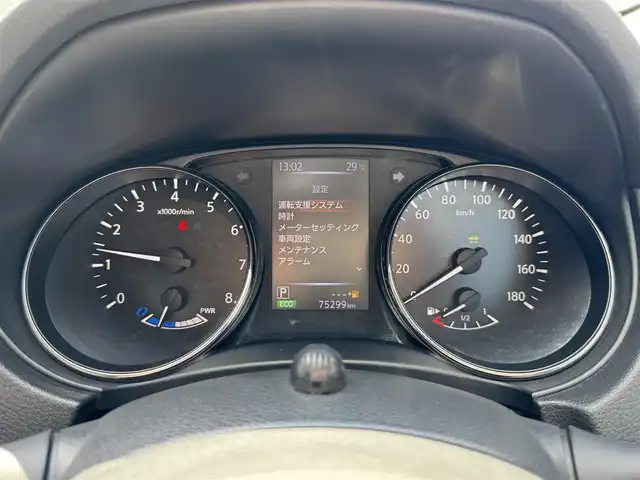 日産 エクストレイル ハイブリッド 20X 滋賀県 2019(令1)年 7.6万km ブリリアントホワイトパール 純正9インチナビ/CD/DVD/Bluetooth/AUX/FM/AM/フルセグテレビ/バックカメラ/サンルーフ/ETC/インテリジェントエマージェンシーブレーキ/・踏み間違い衝突防止アシスト/・LDW(車線逸脱警報)/・進入禁止標識認知システム/・フロント/バックソナー/LEDヘッドライト/オートライト/プッシュスタート /スマートキー