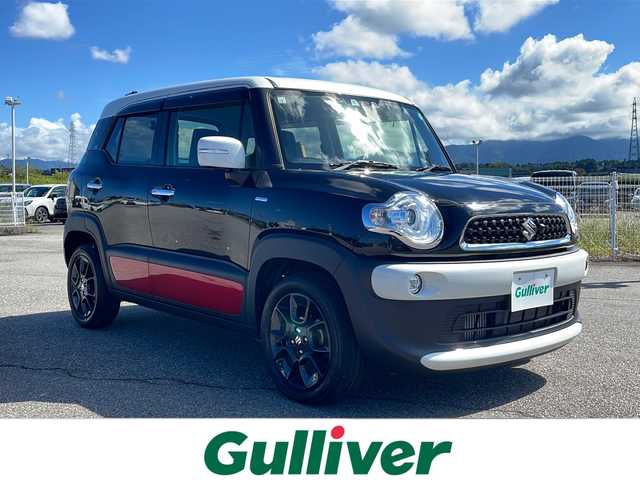 スズキ クロスビー HYBRID MZ 富山県 2021(令3)年 3.6万km 赤／黒 ４ＷＤ　/純正アルミホイール　/社外ＳＤナビ【Ｂｌｕｅｔｏｏｔｈ／フルセグＴＶ／ＤＶＤ／ＣＤ】　/ビルトインＥＴＣ　/ドライブレコーダー【前後】/車外カメラ【バック／全方位】　/衝突被害軽減システム/USB入力端子/MTモード付AT/パドルシフト/アンチロックブレーキシステム/横滑り防止装置/コーナーセンサー【後】/レーンキープアシスト/オートライト/フォグランプ/ダウンヒルアシストコントロール