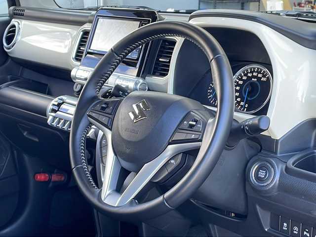 スズキ クロスビー HYBRID MZ 富山県 2021(令3)年 3.6万km 赤／黒 ４ＷＤ　/純正アルミホイール　/社外ＳＤナビ【Ｂｌｕｅｔｏｏｔｈ／フルセグＴＶ／ＤＶＤ／ＣＤ】　/ビルトインＥＴＣ　/ドライブレコーダー【前後】/車外カメラ【バック／全方位】　/衝突被害軽減システム/USB入力端子/MTモード付AT/パドルシフト/アンチロックブレーキシステム/横滑り防止装置/コーナーセンサー【後】/レーンキープアシスト/オートライト/フォグランプ/ダウンヒルアシストコントロール