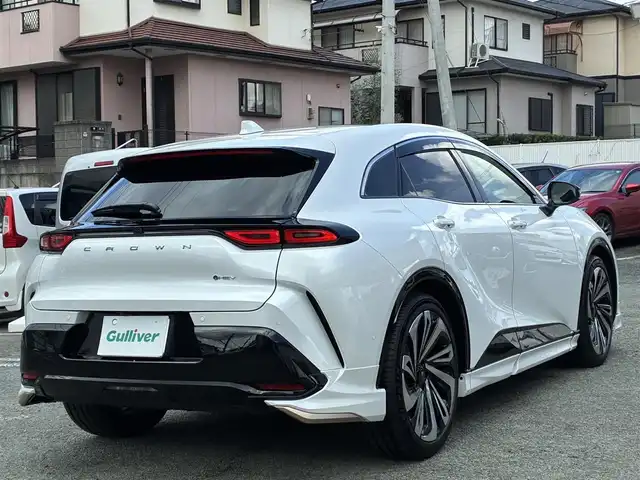 トヨタ クラウン スポーツ Z 熊本県 2024(令6)年 0.1万km プレシャスホワイトパール ワンオーナー/パノラマルーフ/モデリスタエアロ（F.S.R）/純正ナビ機能付きディスプレーオーディオ/【フルセグTV/Bluetooth】/全方囲カメラ/バックカメラ/デジタルインナーミラー/トヨタチームメイト/アドバンストパーク/レーダークルーズコントロール/衝突被害軽減システム/ヘッドアップディスプレイ/コーナーセンサー/純正21インチAW/ビルトインETC2.0/オートLEDヘッドライト/オートハイビーム/ウィンカーミラー/黒革シート/前席シートヒーター/エアシート/ステアリングヒーター/ワイヤレス充電器/プッシュスタート/ステアリングスイッチ/純正フロアマット/純正ドアバイザー/横滑り防止/盗難防止装置/保証書/取扱説明書