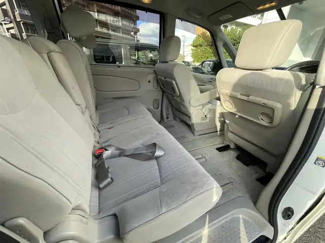 日産 セレナ 20G 島根県 2012(平24)年 11.1万km ブリリアントホワイトパール 純正ナビ　/ＤＶＤ再生　/ＥＴＣ　/クルーズコントロール　/全方位カメラ　/前後コーナーセンサー　/両側パワースライドドア　/後席モニター　/スマートキー　/プッシュスタート　/純正フロアマット