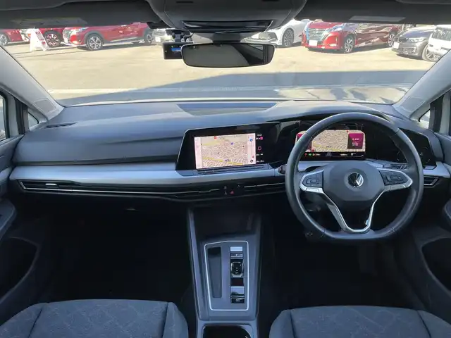 フォルクスワーゲン ＶＷ ゴルフ eTSI アクティブ 群馬県 2021(令3)年 4.7万km ピュアホワイト 純正ナビ　/フルセグ・Ｂｌｕｅｔｏｏｔｈ・スマホ接続　/バックカメラ　/ドラレコ　/純正ＡＷ付サマータイヤあり　/スマートキー２本　/パドルシフト　/衝突軽減ブレーキ　/レーンアシスト　/ヘッドアップディスプレイ