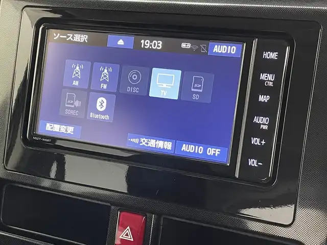 トヨタ タンク G－T 群馬県 2019(平31)年 2.7万km ブラックマイカメタリック 禁煙車　純正７型ナビ　クルーズコントロール　両側パワースライドドア　前席シートヒーター　障害物センサー　ETC2.0 純正ドライブレコーダー　オートマチックハイビーム　オートライト　スマートキー