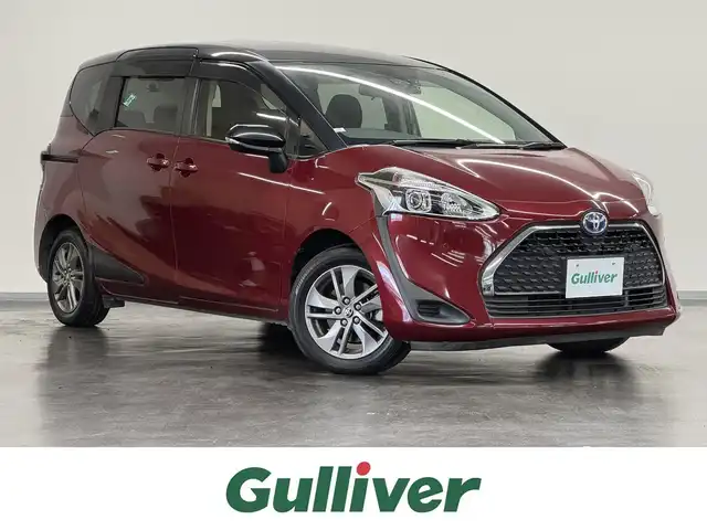 トヨタ シエンタ ハイブリッド G 三重県 2020(令2)年 5.6万km ブラックマイカ/センシュアルレッドマイカ ハイブリッド/FF/インパネCVT/純正 7インチナビ NSZT-W68T/（AM/FM/CD/DVD/TV/SD/SDREC/Bluetooth）/バックガイドモニター/両側パワースライドドア/ドライブレコーダー 前後/ビルトイン ETC/Toyota Safety Sense/・プリクラッシュセーフティ［PCS］/・レーンディパーチャーアラート［LDA］/・オートハイビーム［AHB］/・先行車発進告知機能/・インテリジェントクリアランスソナー［パーキングサポートブレーキ（静止物）］/など/装備/・オートエアコン/・LEDヘッドランプ/・ステアリングスイッチ/・充電用USBジャックx2/・電動格納ドアミラー/・プッシュスタート/・スマートキーx2/・【OP】純正 15inAW/・保/取/ナビ取/など