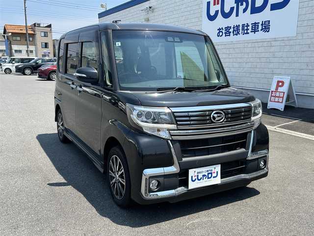 ダイハツ タント カスタム X トップED SA Ⅲ 群馬県 2017(平29)年 8.8万km ブラックマイカメタリック (株)IDOMが運営する【じしゃロン伊勢崎店】の自社ローン専用車両になります。こちらは現金またはオートローンご利用時の価格です。自社ローンご希望の方は別途その旨お申付け下さい。/ケンウッドメモリナビ /フルセグTV・DVD・Bluetooth・SDREC・USB/バックカメラ/左パワースライドドア/スマートキー２個/衝突軽減ブレーキ/オートマチックハイビーム