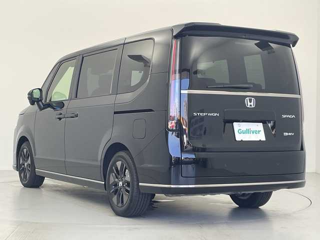 ホンダ ステップワゴン スパーダ eHEV 愛知県 2025(令7)年 0.1万km クリスタルブラックパール 11インチナビ/Bluetooth/ホンダセンシング /レーダークルーズコントロール/パドルシフト/オートライト/LEDライト/シートヒーター（D/N）/両側パワースライドドア/パワーバックドア/スマートキー