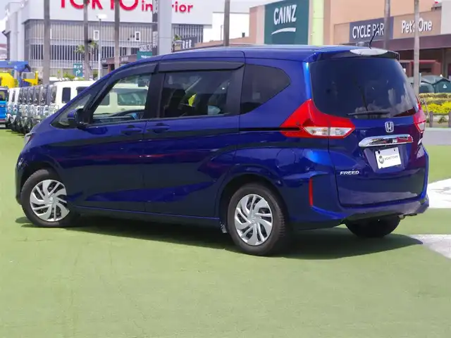 ホンダ フリード G 千葉県 2017(平29)年 5.8万km コバルトブルーパール 左パワースライドドア/純正メモリーナビ/地デジTV/【DVD/CD再生機能　Bluetooth接続】/バックカメラ/ドライブレコーダー/ステアリングスイッチ/ETC/ウインカーミラー/スマートキー