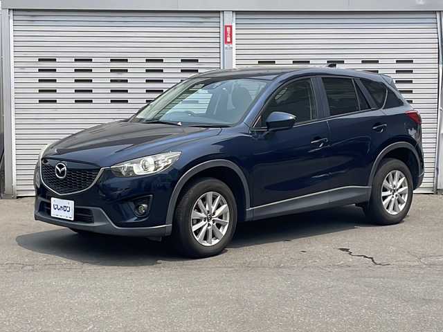 マツダ ＣＸ－５ XD 道央・札幌 2014(平26)年 8.5万km ディープクリスタルブルーマイカ (株)IDOMが運営する【じしゃロン札幌店】の自社ローン専用車両になります。こちらは現金またはオートローンご利用価格です。自社ローンご希望の方は別途その旨お申し付けください。/SDナビ(Bluetooth/DTV/CD/DVD)/クルーズコントロール/ドライブレコーダー/プッシュスタート/スマートキー/スペアキー/純正フロアマット/純正アルミホイール/電動格納ミラー/オートライト/ETC/ABS/AFC