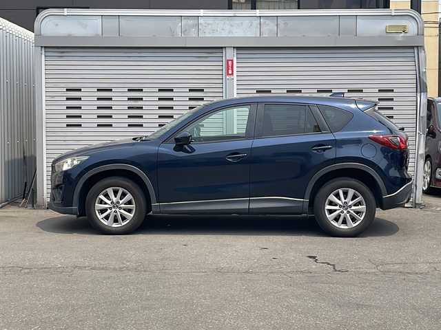 マツダ ＣＸ－５ XD 道央・札幌 2014(平26)年 8.5万km ディープクリスタルブルーマイカ (株)IDOMが運営する【じしゃロン札幌店】の自社ローン専用車両になります。こちらは現金またはオートローンご利用価格です。自社ローンご希望の方は別途その旨お申し付けください。/SDナビ(Bluetooth/DTV/CD/DVD)/クルーズコントロール/ドライブレコーダー/プッシュスタート/スマートキー/スペアキー/純正フロアマット/純正アルミホイール/電動格納ミラー/オートライト/ETC/ABS/AFC