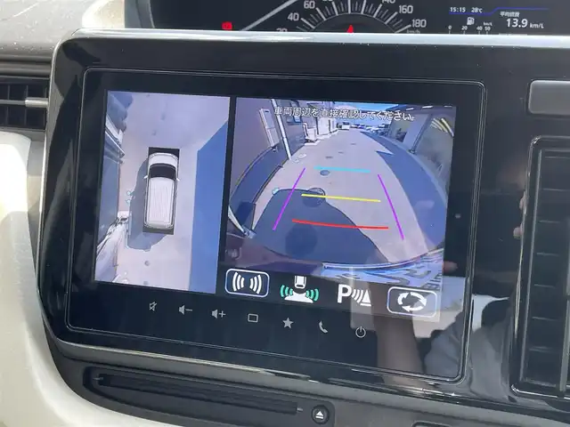 スズキ ソリオ HV MZ 滋賀県 2023(令5)年 2.1万km メロウディープレッドパール 禁煙車/純正９型ナビ/CD/DVD/Bluetooth/フルセグTV/全方位カメラ/ETC/ドラレコ前後/両側パワースライドドア/HUD/レーダークルーズコントロール/アイドリングストップ/シートヒーター/オートライト/LEDヘッドライト/オートハイビーム/衝突軽減ブレーキ/純正アルミホイール/純正フロアマット/ドアバイザー/革巻きステアリング/ステアリングスイッチ/コーナーセンサー