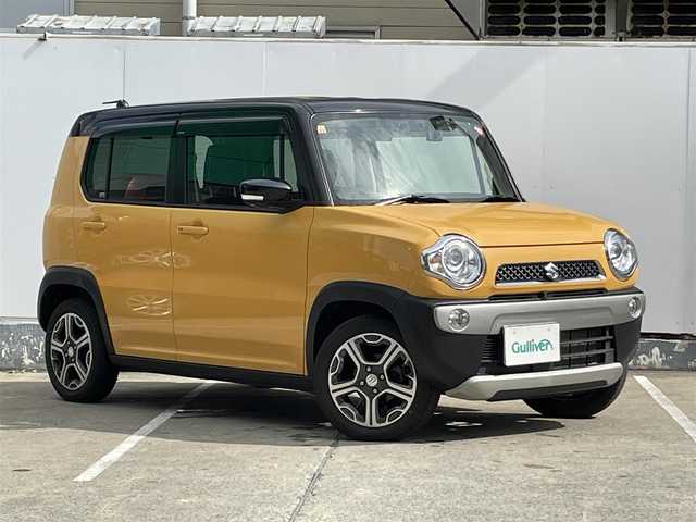 スズキ ハスラー X ターボ 青森県 2018(平30)年 3.7万km アクティブイエロー/ブラック2トーンルーフ 4WD/ターボ/全方位モニター/フォグランプ/社外メモリナビ/社外フルセグTV/AM/FM/CD/DVD/USB/BT/純正AW/純正フロアマット/社外ドライブレコーダー/ETC2.0/シートヒーター/ベンチシート/レーンキープアシスト/オートライト/アイドリングストップ/横滑り防止機能装置/ダウンヒルアシストコントロール/プリクラッシュ/盗難防止機能装置/冬タイヤ積み込み有/保証書/取扱説明書