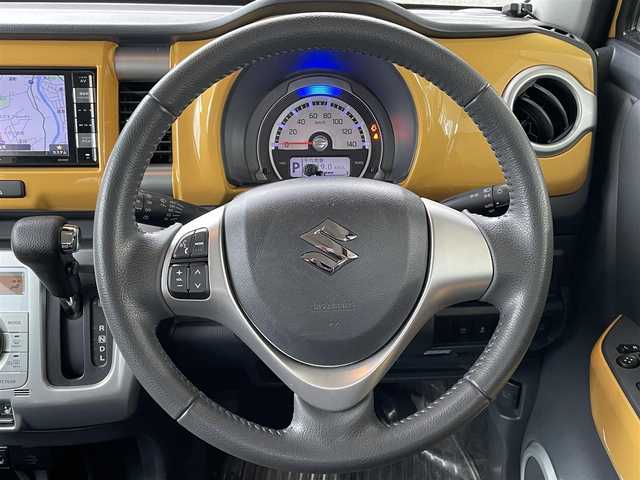 スズキ ハスラー X ターボ 青森県 2018(平30)年 3.7万km アクティブイエロー/ブラック2トーンルーフ 4WD/ターボ/全方位モニター/フォグランプ/社外メモリナビ/社外フルセグTV/AM/FM/CD/DVD/USB/BT/純正AW/純正フロアマット/社外ドライブレコーダー/ETC2.0/シートヒーター/ベンチシート/レーンキープアシスト/オートライト/アイドリングストップ/横滑り防止機能装置/ダウンヒルアシストコントロール/プリクラッシュ/盗難防止機能装置/冬タイヤ積み込み有/保証書/取扱説明書