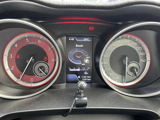 スズキ スイフト スポーツ 宮崎県 2023(令5)年 1.3万km スピーディーブルーM ワンオーナー/社外ナビ　KENWOOD/　(TV/AM/FM/BT/DVD)/MT車/オートライト/クルーズコントロール/純正アルミ　17インチ/純正フロアマット/ステアリングスイッチ/プッシュスタート/ドライブレコーダー/ETC