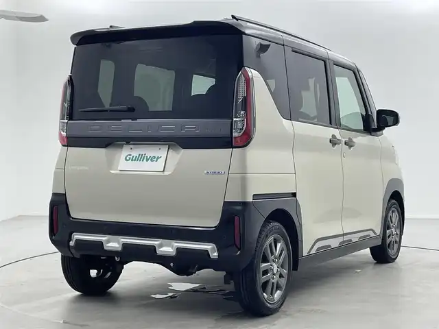 三菱 デリカミニ T プレミアム 福井県 2025(令7)年 0.1千km アイボリーⅡ 届出済み未使用車/4WD/純正９インチディスプレイオーディオ/Bluetooth/USB/HDMI/AppleCarPlay/AndroidAuto/AM/FM/３Dマルチアラウンドビューモニター/マイパイロット/・レーダークルーズコントロール/・衝突被害軽減ブレーキシステム（ＦＣＭ）/・車線逸脱警報システム（ＬＤＷ）/・オートマチックハイビーム（ＡＨＢ）/・後側方車両検知警報システム（ＢＳＷ／ＬＣＡ）/・コーナーセンサー/デジタルインナーミラー/前後ドライブレコーダー/純正オプションサイドデカール/両側パワースライドドア/ハーフレザーシート/前席シートヒーター/パドルシフト/ステアリングヒーター/ステアリングスイッチ/アダプティブLEDヘッドライト/LEDフォグランプ/電動格納式ヒーテッドドアミラー/リアサーキュレーター/ダウンヒルアシストコントロール/アイドリングストップ/横滑り防止機能/プッシュスタート/スマートキー×2/純正15インチAW/ロールサンシェード/シートバックテーブル