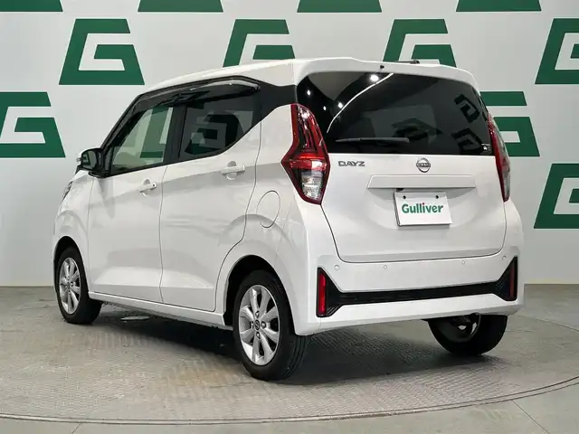 日産 デイズ X 鹿児島県 2024(令6)年 1.1万km ホワイトパール オーディオ　/全方位カメラ　/バックカメラ　/衝突軽減ブレーキ　/アイドリングストップ　/前後コーナーセンサー　/ステアリングリモコン/ＬＥＤヘッドライト　/ヘッドライトレベライザー　/ＵＳＢ充電ソケット　/禁煙