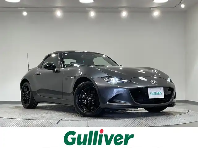 マツダ ロードスター S レザーパッケージ 愛知県 2020(令2)年 2.4万km マシーングレープレミアムM 純正ナビ/（FM/AM/aha/Stitcher/Bluetooth/USB/CD/DVD/AUX/フルセグTV）　/ＢＯＳＥサウンド　/シートヒーター　/ＬＥＤヘッドライト　/Ｉ－ＳＴＯＰ　/クルーズコントロール　/衝突軽減ブレーキ/ブラインドスポットモニター　/コーナーセンサー　/レーンキープアシスト　/プッシュスタート　/スマートキー/ミュージックプレイヤー接続/純正フロアマット/純正16インチアルミホイール/オートライト