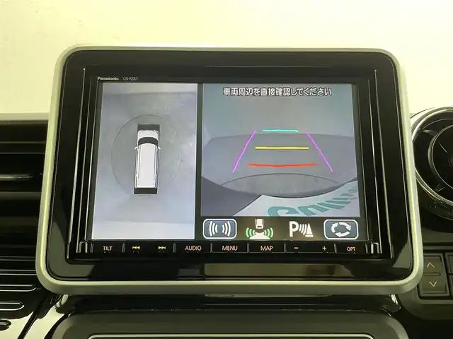 スズキ スペーシア カスタム HYBRID XS 大分県 2018(平30)年 3.5万km ムーンライトバイオレットPM 外部検査済み/純正SDナビ（CN-RZ83）/（DVD・フルセグTV・Bluetooth・USB）/アラウンドビューモニター/両側パワースライドドア/ハーフレザーシート/セーフティサポート/・デュアルセンサーブレーキサポート/・車線逸脱警報機能/・先行車発進お知らせ機能/・後退時ブレーキサポート/・リアパーキングセンサー/・誤発進抑制機能/LEDヘッドライト/スマートキー/ドライブレコーダー/ビルトインETC/D席シートヒーター/ヘッドアップディスプレイ/横滑り防止機能/保証書/取扱説明書