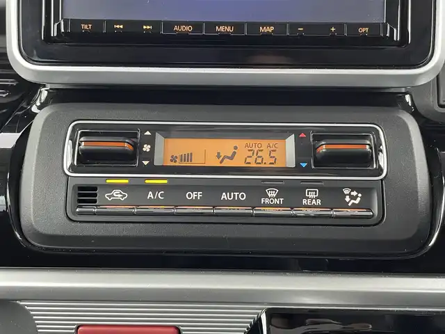 スズキ スペーシア カスタム HYBRID XS 大分県 2018(平30)年 3.5万km ムーンライトバイオレットPM 外部検査済み/純正SDナビ（CN-RZ83）/（DVD・フルセグTV・Bluetooth・USB）/アラウンドビューモニター/両側パワースライドドア/ハーフレザーシート/セーフティサポート/・デュアルセンサーブレーキサポート/・車線逸脱警報機能/・先行車発進お知らせ機能/・後退時ブレーキサポート/・リアパーキングセンサー/・誤発進抑制機能/LEDヘッドライト/スマートキー/ドライブレコーダー/ビルトインETC/D席シートヒーター/ヘッドアップディスプレイ/横滑り防止機能/保証書/取扱説明書