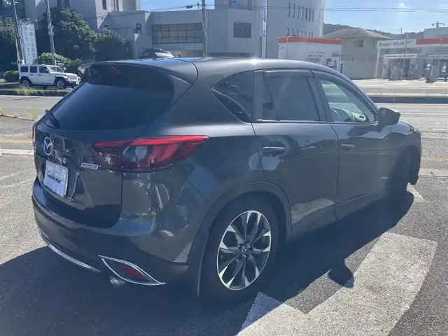 マツダ ＣＸ－５ XD Lパッケージ 広島県 2016(平28)年 14.7万km メテオグレーマイカ スマートブレーキサポート/マツダコネクトナビ/革シート/LDWS/レーンキーピングアシスト/BSM/i-stop/車高調/グレッディー（トラスト）製無塗装フロントアンダーエアロ/レーダークルーズ/フルセグTV/Bluetooth/バックカメラ/オートライト（LED）/パワーシート（運転席・助手席）/シートヒーター（運転席・助手席）/スマートインETC/BOSEサウンド/新車保証書/取扱説明書/スペアキー