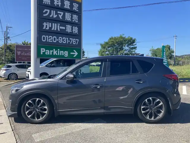 マツダ ＣＸ－５ XD Lパッケージ 広島県 2016(平28)年 14.7万km メテオグレーマイカ スマートブレーキサポート/マツダコネクトナビ/革シート/LDWS/レーンキーピングアシスト/BSM/i-stop/車高調/グレッディー（トラスト）製無塗装フロントアンダーエアロ/レーダークルーズ/フルセグTV/Bluetooth/バックカメラ/オートライト（LED）/パワーシート（運転席・助手席）/シートヒーター（運転席・助手席）/スマートインETC/BOSEサウンド/新車保証書/取扱説明書/スペアキー