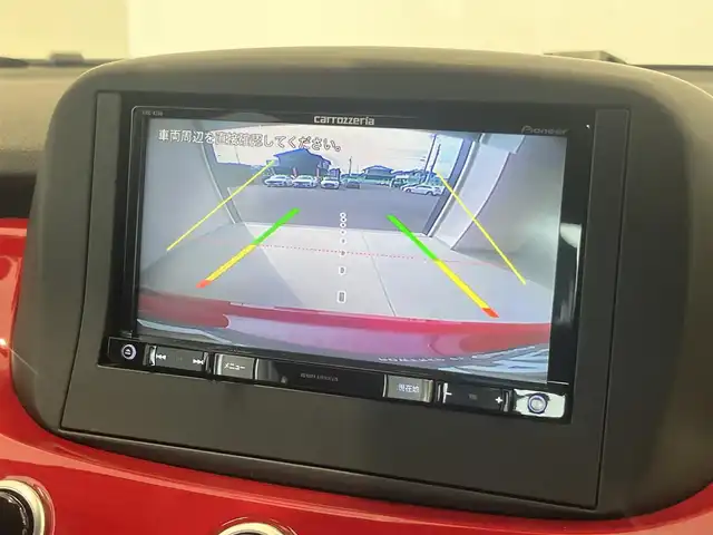フィアット ５００Ｘ ポップスタープラス 岐阜県 2016(平28)年 3.8万km 赤 carrozzeriaナビ AVIC-RZ06/　デジタルテレビ　DVD CD　Bluetooth　USB/前席シートヒーター/アダプティブクルーズコントロール/バックカメラ/パドルシフト/レーンデパーチャーウォーニング/エレクトロニック スタビリティ コントロール/ブラインドスポットモニター/スマートキースペア/前後ドライブレコーダー