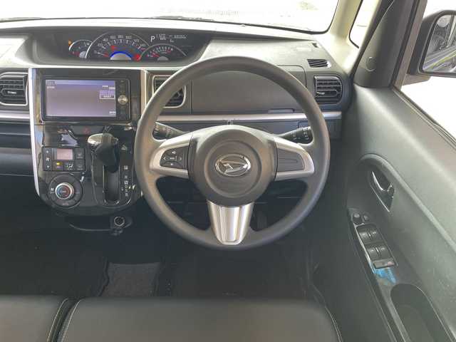 ダイハツ タント カスタム X トップED SA 福岡県 2014(平26)年 6.8万km ブラックマイカメタリック 社外ナビ/DVD/MSV/FM/AM/TV(フルセグ）/Bluetooth/ETC/ステアリングスイッチ/プリクラッシュ/横すべり/電動格納ミラー/ECOIDLE/プッシュスタート/オートライト/フォグランプ/純正フロアマット/パワースライドドア（N後部）