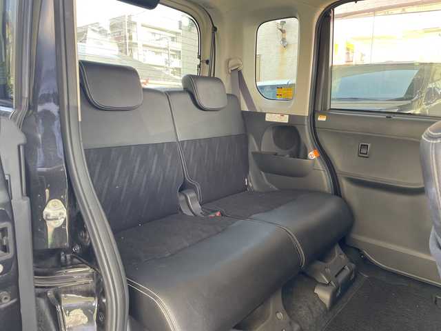 ダイハツ タント カスタム X トップED SA 福岡県 2014(平26)年 6.8万km ブラックマイカメタリック 社外ナビ/DVD/MSV/FM/AM/TV(フルセグ）/Bluetooth/ETC/ステアリングスイッチ/プリクラッシュ/横すべり/電動格納ミラー/ECOIDLE/プッシュスタート/オートライト/フォグランプ/純正フロアマット/パワースライドドア（N後部）