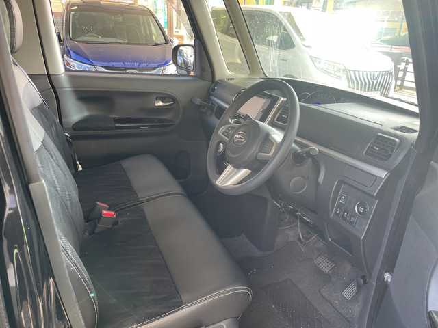 ダイハツ タント カスタム X トップED SA 福岡県 2014(平26)年 6.8万km ブラックマイカメタリック 社外ナビ/DVD/MSV/FM/AM/TV(フルセグ）/Bluetooth/ETC/ステアリングスイッチ/プリクラッシュ/横すべり/電動格納ミラー/ECOIDLE/プッシュスタート/オートライト/フォグランプ/純正フロアマット/パワースライドドア（N後部）