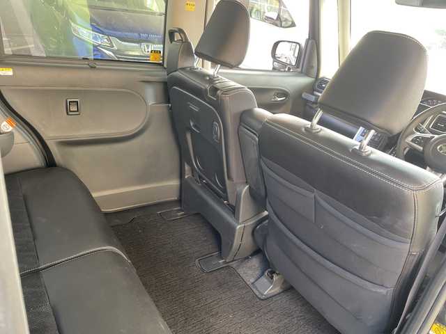 ダイハツ タント カスタム X トップED SA 福岡県 2014(平26)年 6.8万km ブラックマイカメタリック 社外ナビ/DVD/MSV/FM/AM/TV(フルセグ）/Bluetooth/ETC/ステアリングスイッチ/プリクラッシュ/横すべり/電動格納ミラー/ECOIDLE/プッシュスタート/オートライト/フォグランプ/純正フロアマット/パワースライドドア（N後部）