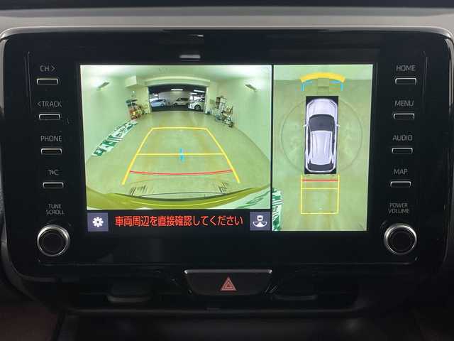 トヨタ ヤリスクロス ハイブリッド Z 埼玉県 2021(令3)年 6.4万km ブラックマイカ/ブラスゴールドメタリック 2トーン 純正ディスプレイオーディオ　/パノラミックビューモニター　/全方位カメラ/トヨタセーフティーセンス　/フルセグＴＶ　/ＣＤ・ＤＶＤ再生/BSM/パーキングアシスト　/前席シートヒーター　/運転席パワーシート/純正アルミホイール/オートマチックハイビーム　/社外ドラレコ　/ＥＴＣ2.0/セーフティーレーダー/オートマティックハイビーム/フォグランプ