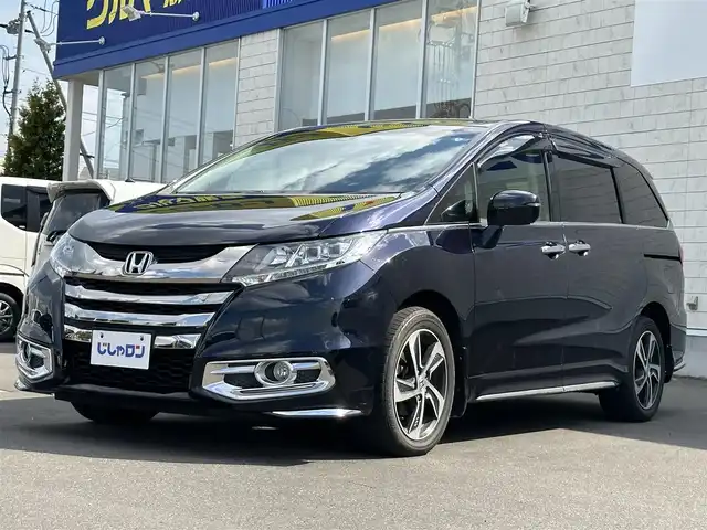 ホンダ オデッセイ アブソルート EX 道北・旭川 2015(平27)年 11.4万km プレミアムヴィーナスブラックP (株)IDOMが運営する【じしゃロン旭川店】の自社ローン専用車両になります。こちらは現金またはオートローンご利用時の価格です。自社ローンご希望の方は別途その旨お申付け下さい/　/・純正ナビ(CD/DVD/SD/BT/TV)/・ETC/・ドライブレコーダー/・バックカメラ/・クルーズコントロール/・パドルシフト/・ステアリングリモコン/・両席パワースライドドア/・レーダーブレーキ/・スマートキー2個/・取扱説明書