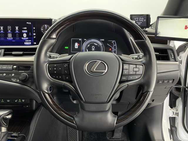 レクサス ＥＳ 300h バージョンL 長野県 2018(平30)年 6.5万km ソニッククォーツ サンルーフ/純正大型ナビ/（フルセグ/Bluetooth/CD/DVD）/全方位モニター/衝突軽減ブレーキ/レーンキープアシスト/レーダークルーズコントロール/前後コーナーセンサー/ブラインドスポットモニター/パーキングサポートアラート/電動リアゲート/ビルトインETC2.0/デジタルインナーミラー/ステアリングヒーター/社外レーダー（Z190R)/前方ドラレコ/D席、N席メモリ付きパワーシート/パドルシフト/革巻きステアリング/電動後席サンシェード/ナノイーエアコン/LEDヘッドライト/スマートキー