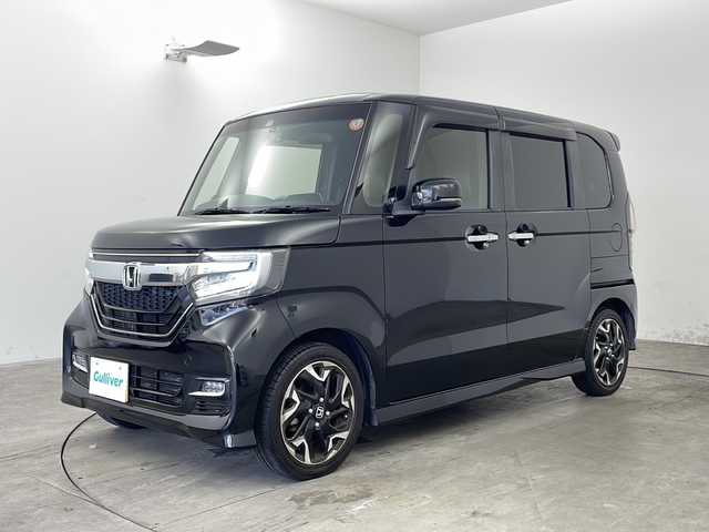 ホンダ Ｎ ＢＯＸ カスタム G L ターボ ホンダセンシング 兵庫県 2018(平30)年 7.6万km クリスタルブラックパール ホンダセンシング/・衝突軽減ブレーキ/・誤発進抑制機能/・後方誤発進抑制機能/・歩行者事故低減ステアリング/・先行車発進お知らせ機能/・アダプティブクルーズコントロール/・車線維持支援システム/・オートハイビーム/・標識認識機能/・路外逸脱抑制機能/純正メモリナビ/・Bluetoothオーディオ/・フルセグテレビ/・CD/DVD再生/・USB接続/・バックカメラ/ビルドインＥＴＣ/レーダークルーズコントロール/レーンキープアシスト/前方ドライブレコーダー/純正フロアマット/ハーフレザーシート/両側パワースライドドア/純正15インチアルミホイール/パドルシフト/革巻きステアリング/ステアリングスイッチ/ＡＢＳ/横滑り防止機能/後コーナーセンサー/盗難防止装置/オートライト/LEDヘッドライト/W＋サイドエアバック/カーテンエアバック/スマートキー/AACエアコン/ターボ/取扱説明書/新車保証書