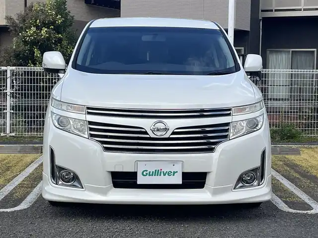 日産 エルグランド 250HWS アーバンクロム 宮城県 2013(平25)年 12.2万km ブリリアントホワイトパール 純正エアロ//純正ＡＷ//純正フロアマット//バックカメラ//ＥＴＣ//スペアキー//社外ＨＤＤナビ/(フルセグTV、DVD、CD、HDD、FM、AM、SD、BT)//スマートキー//両側パワースライド//横滑り防止機能//社外AW