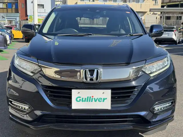 ホンダ ヴェゼル ハイブリッド Z ホンダセンシング 千葉県 2021(令3)年 4.9万km ミッドナイトブルービームM HV/Honda　SENSING/・コーナーセンサー/・衝突軽減システム/・レーンキープアシスト/純正7インチメモリーナビ/・バッグカメラ/・BT/・AM/FM/・CD/DVD/・フルセグTV/ハーフレザー/・シートヒーター/LEDヘッドライト/・オートライト/純正17インチＡＷ/リバース連動ミラー/電動パーキング/ＥＴＣ/W＋サイドエアバッグ/スマートキー/・スペアキー/保証書・取説