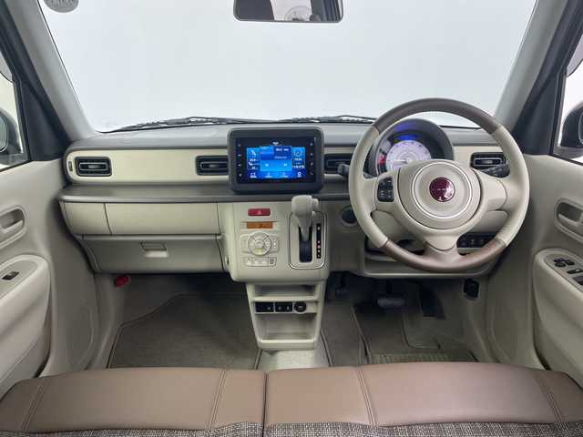 スズキ ラパン ＬＣ L 鹿児島県 2023(令5)年 1.3万km アーバンブラウンパールメタリック 純正ディスプレイオーディオ　/セーフティサポート　/バックカメラ　/社外ＥＴＣ　/革巻きステアリング　/ステアリングリモコン　/レーンキープアシスト　/ベンチシート/ハーフレザーシート　/ＬＥＤヘッドライト　/コーナーセンサー　/アイドリングストップ/衝突軽減ブレーキ