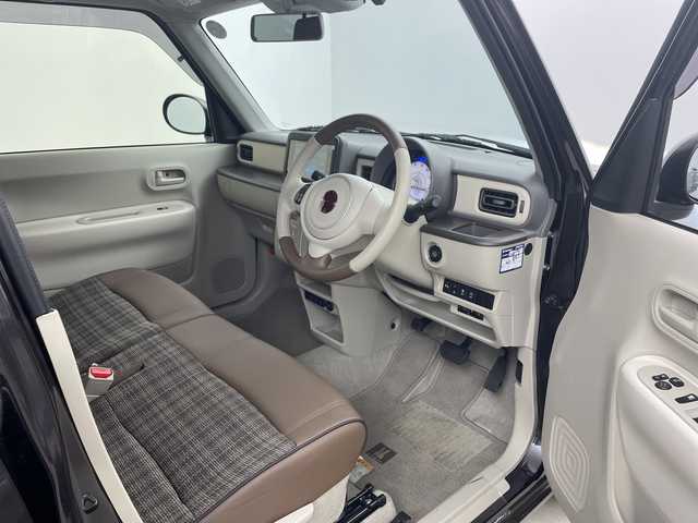 スズキ ラパン ＬＣ L 鹿児島県 2023(令5)年 1.3万km アーバンブラウンパールメタリック 純正ディスプレイオーディオ　/セーフティサポート　/バックカメラ　/社外ＥＴＣ　/革巻きステアリング　/ステアリングリモコン　/レーンキープアシスト　/ベンチシート/ハーフレザーシート　/ＬＥＤヘッドライト　/コーナーセンサー　/アイドリングストップ/衝突軽減ブレーキ